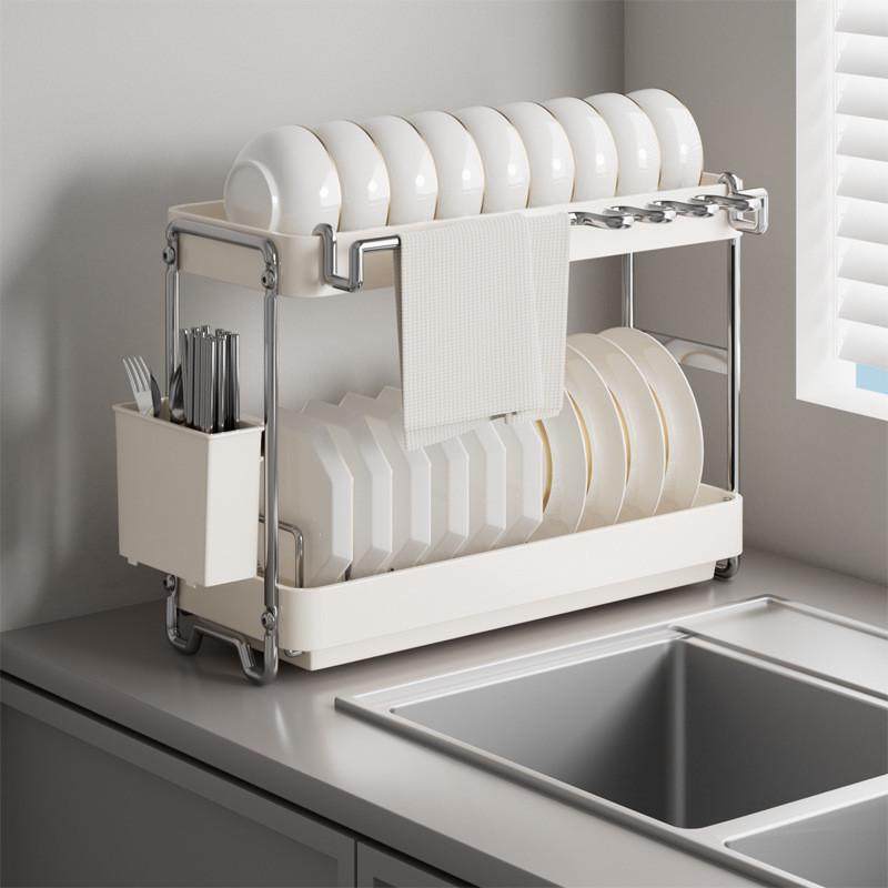厨房碗架沥水架置物架新款2024台面家用放碗盘碗筷碗碟收纳架,厨房/烹饪用具,抹布架/厨房清洁收纳架,淘宝优惠券,粉丝福利购,淘宝优惠卷