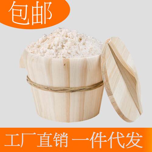 木桶家用蒸饭桶甄子饭店大小号蒸格餐具厨房杉木竹篾蒸饭桶酿酒