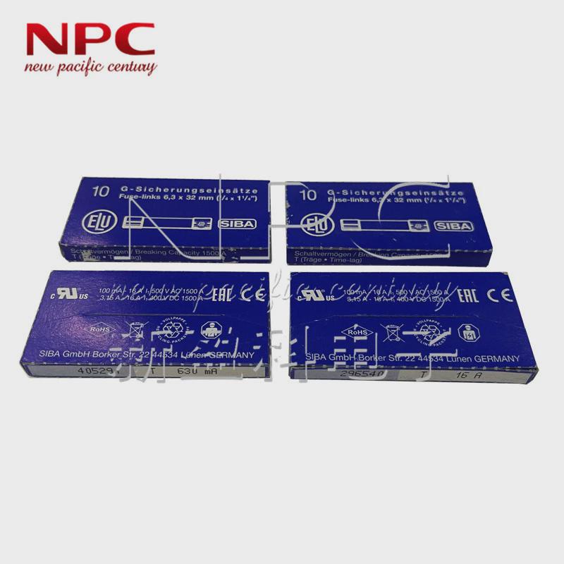 热销189140siba保险丝6.3*32慢熔陶瓷保险管h500vt6300mat6.3a