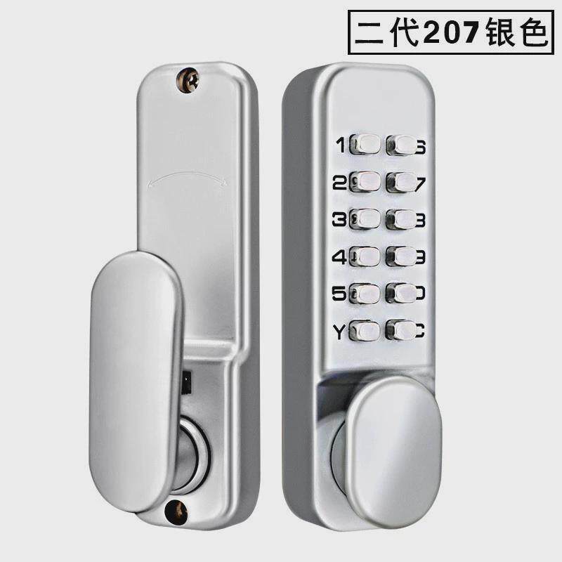 铝防水防锈机械密码锁户外铁门锁庭院门栅栏门木门锌合金艺门锁图片