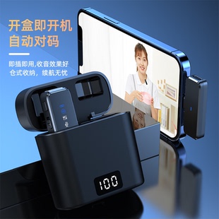 影巨人M31无线领夹麦克风抖音直播胸麦户外采访视频收音降噪话筒