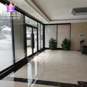 办公室单双层钢化玻璃隔断双玻百叶高隔断隔音隔断墙承接工程