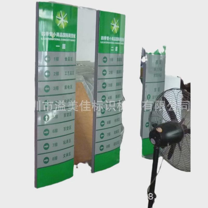 铝合金平面导向牌楼层索引牌水牌弧形指示牌产品办公室学校医院