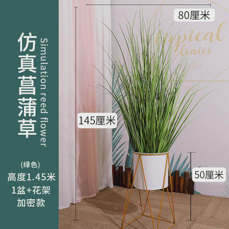 ins网红仿真芦苇花芦苇草假狗尾巴草大客厅装饰北欧落地干花摆件