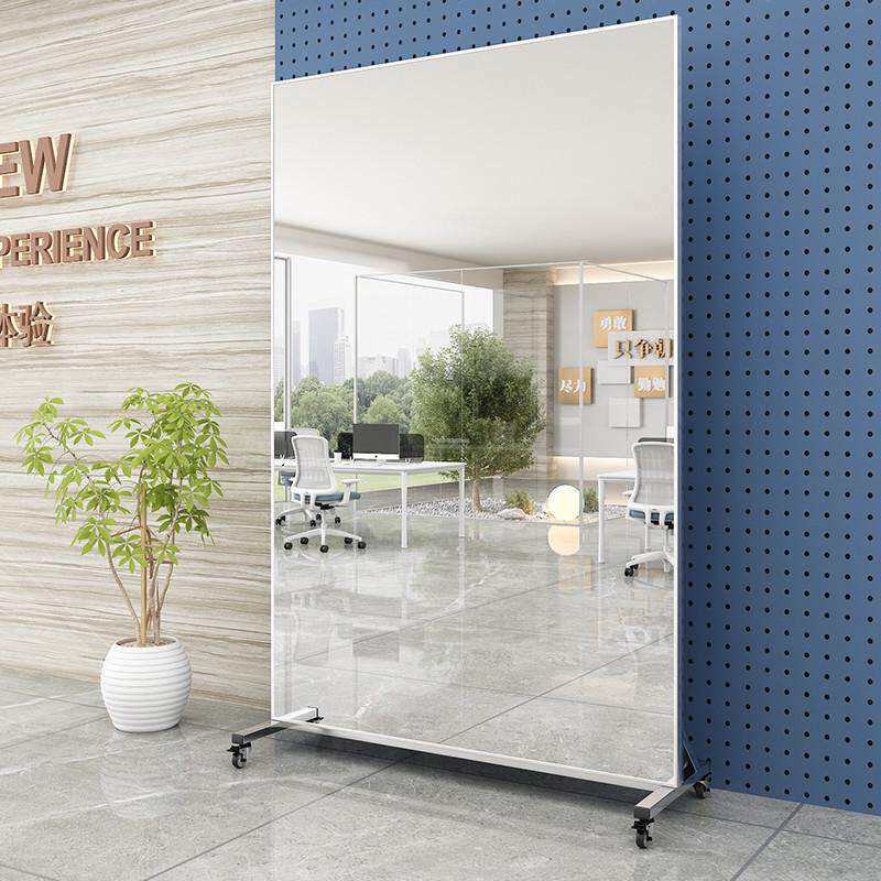 舞蹈镜移动舞蹈镜子家用跳舞可移动练镜子镜健身大舞全身镜穿新款