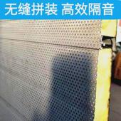 穿孔彩钢岩棉复合吸音板隔声板声屏障墙面屋顶防火阻尼高速公路