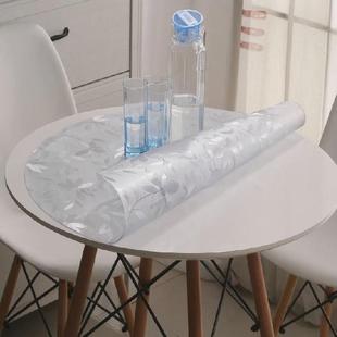 ll直径2米2.4米餐馆家具pvc桌布胶垫圆桌餐桌垫圆形桌垫水晶板