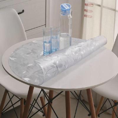 ll直径2米2.4米餐馆家具pvc桌布胶垫圆桌餐桌垫圆形桌垫水晶板