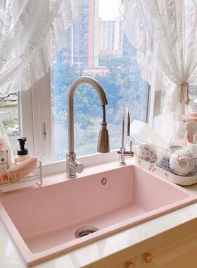 卧室蕾丝韩式阳台法式窗帘洛可可复古荷叶边公主风飘窗窗纱帘成品