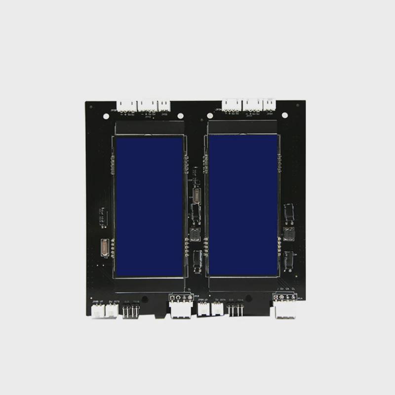 电梯并联外呼液晶显示板kll-dv20cd蓝底板适用康力电梯外招黑底