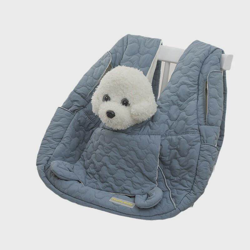 fluffybaby日韩系包宠物胸前包大容量狗包猫包柔软透气比熊便携式