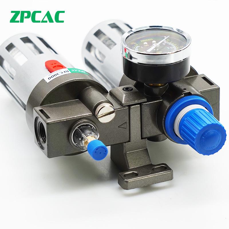 热销afc2000油水分离器过滤器气泵空压机自动排水件二联气动bfc40