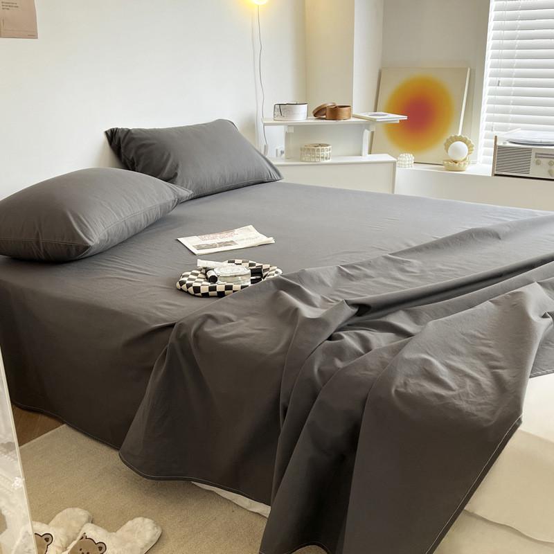 床单单件床单双人被单批发学生宿舍单人水洗棉南通单品