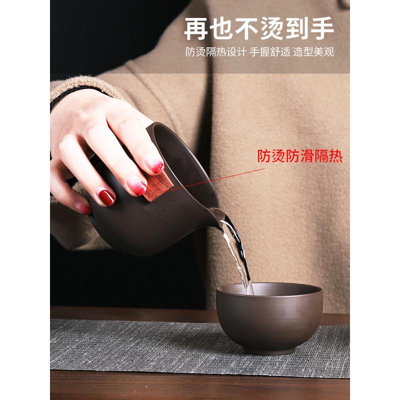 HX旅行茶具套装便携式包一壶二四杯紫砂快客杯车载功夫户外游泡茶