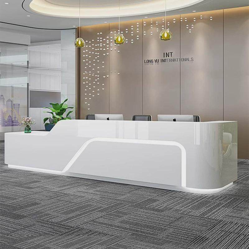 办公室前台接待台写字楼大厅服务台烤漆吧台商场美容院收银台柜台,商业/办公家具,大班台/主管桌,淘宝优惠券,粉丝福利购,淘宝优惠卷