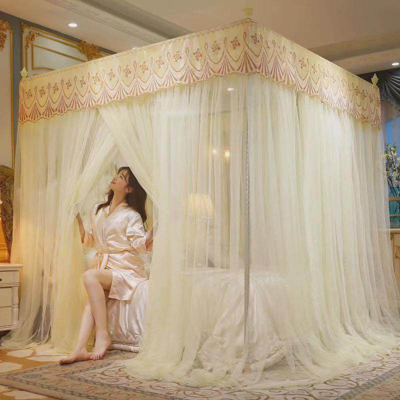 新款蚊帐1.8米双人床公主风三开门1.5米纹帐家用宫廷1.2m支架老式,床上用品,蚊帐,淘宝优惠券,粉丝福利购,淘宝优惠卷