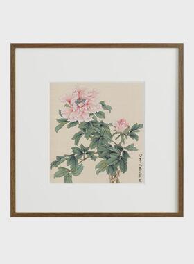 y0ez正方形批发画框装裱书法字画裱框22x22留白33850宣纸国画外框