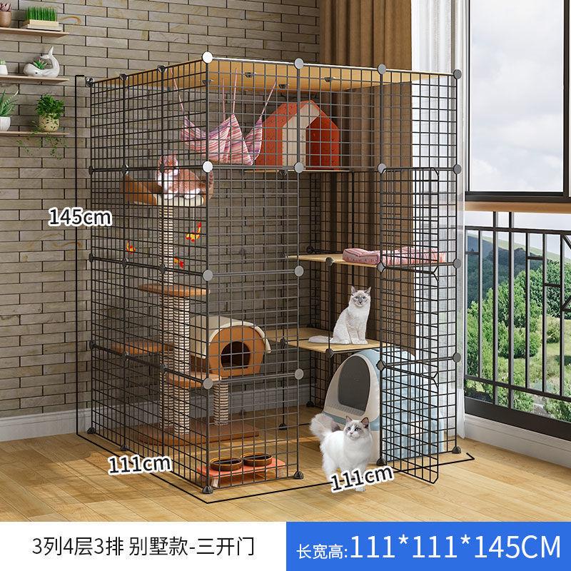 自动猫砂盆猫笼子家用猫别墅室内带猫屋大号超大厕所猫舍可放好看
