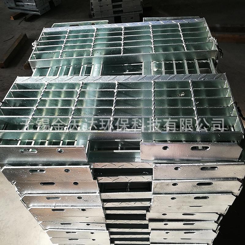 q235镀锌钢格板楼梯踏步板污水工业排水用沟盖板钢格栅板