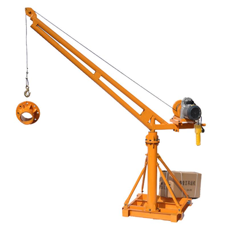 室外吊运机360度建筑装修吊料电动葫芦小吊机微型家用吊粮小吊机