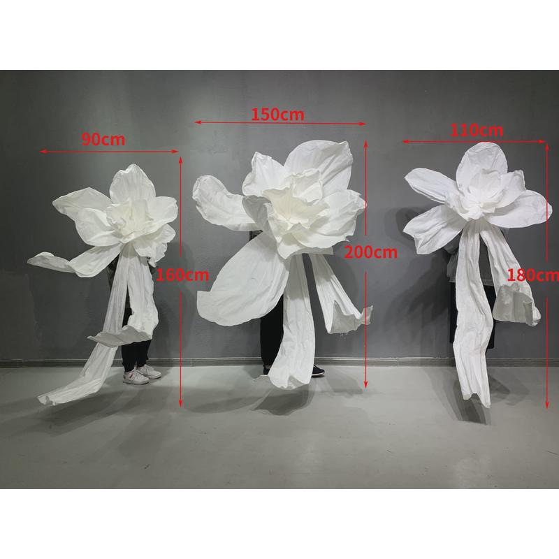 大型婚庆道具纸花橱窗装饰成品摄影道具立体纸花舞台蝴蝶大花摆件