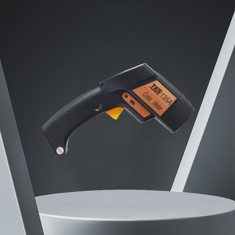 台湾泰仕tes-135a便携式色差手持式塑胶印染颜色分析仪计色度计