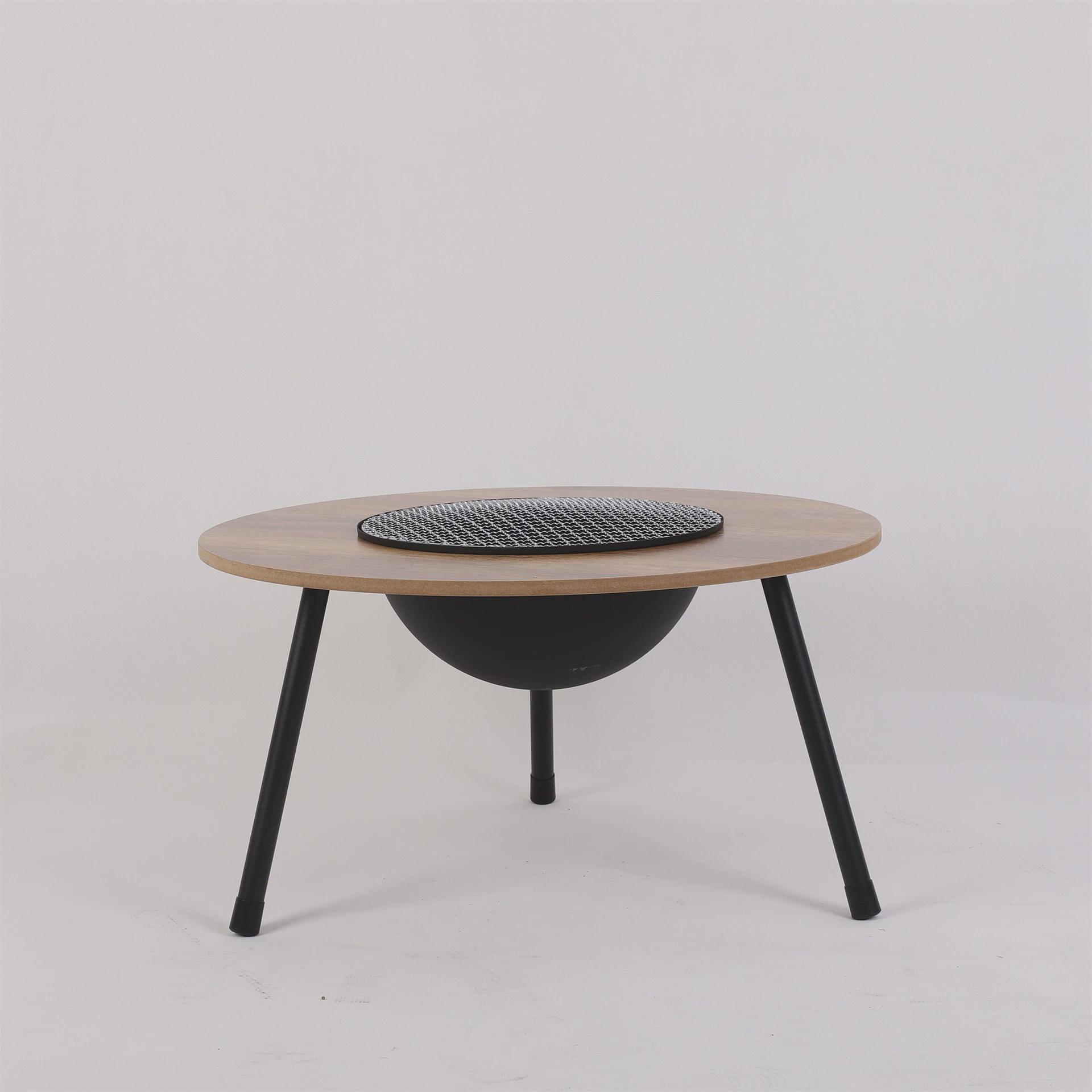 室内烤火煮家用煮茶炉子桌子户外围炉炉茶桌烧烤煮茶炭炉围炉套装