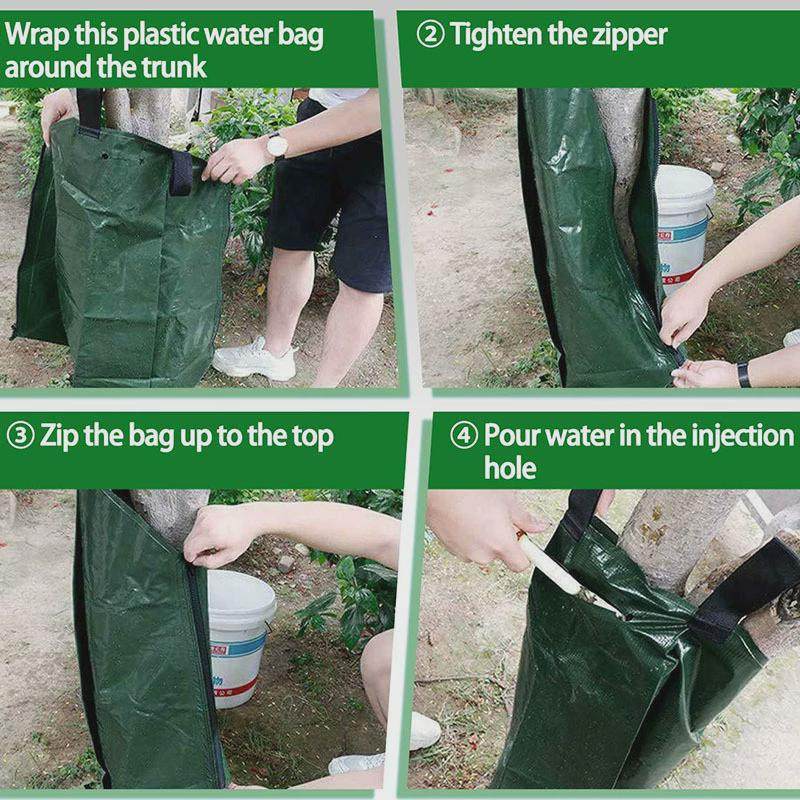 浇树袋加仑浇水袋可重复使用重型缓释树袋树滴灌灌溉袋