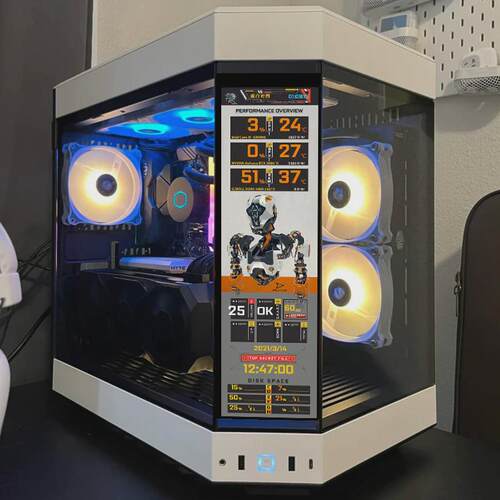 HYTE Y60专用机箱显示屏 鱼缸海景房电脑LCD