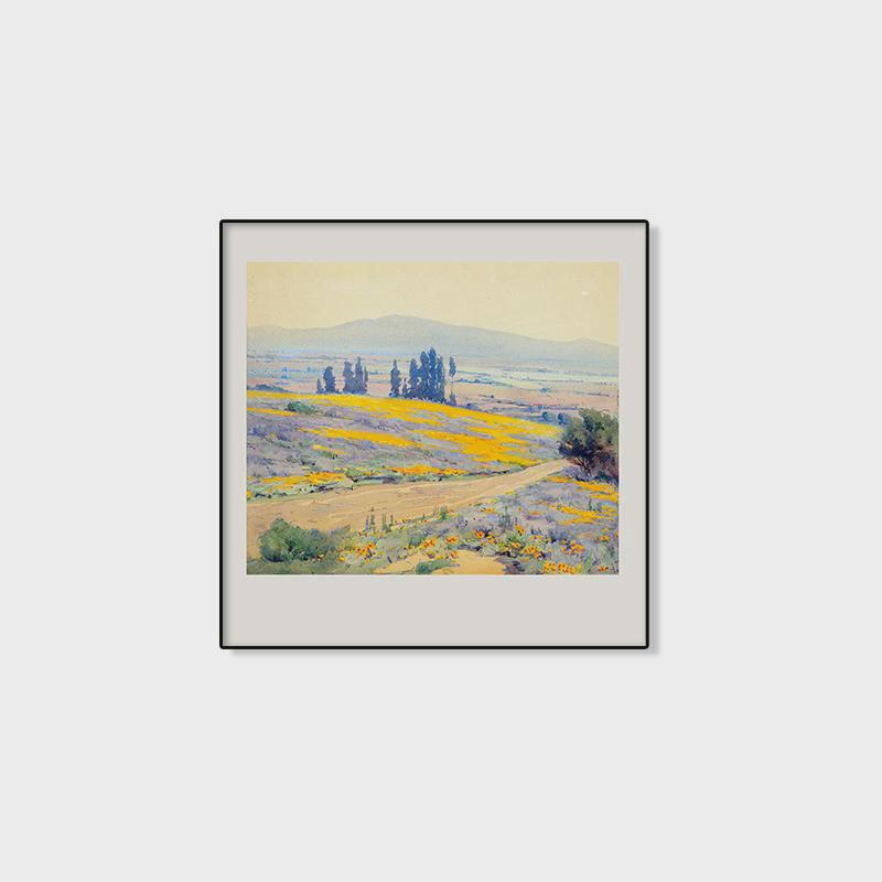 壁画风景画北欧客厅组合挂画沙发背景墙装饰画卧室餐厅墙面印象派图片
