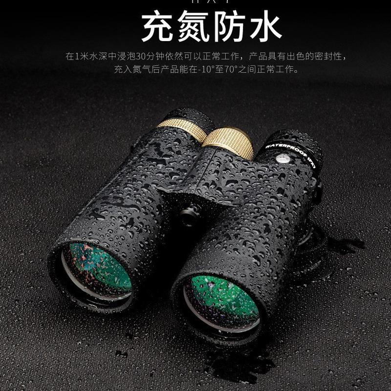 热销shuntu/胜氮b系列望远镜双筒户外10x42hd高清镜fmc/bak4/充途