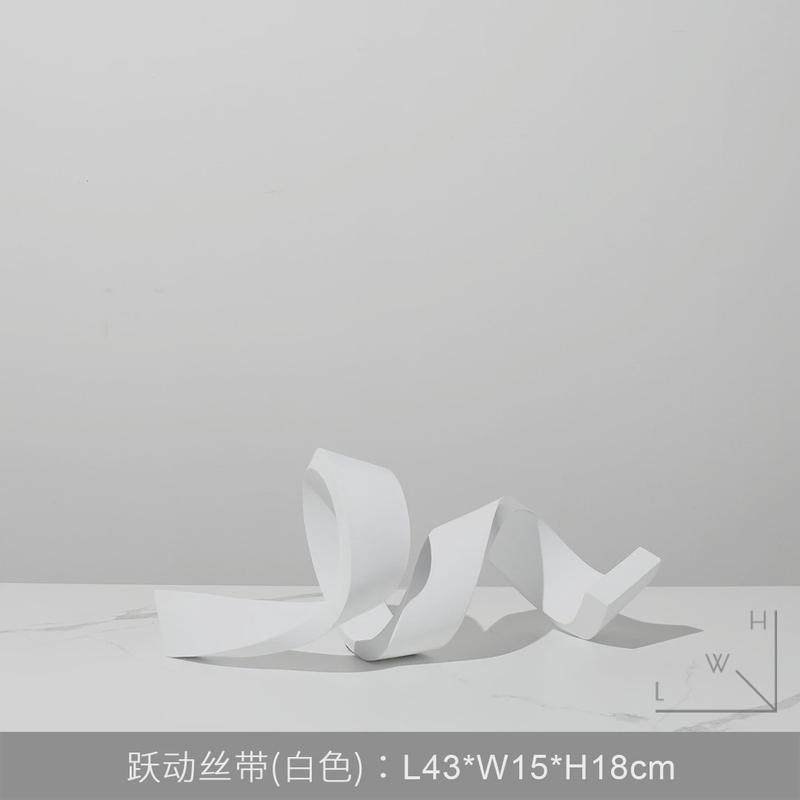 简约现代创意家居酒店样板房间几何形玄关软装饰品客厅飘带摆件,家居饰品,装饰摆件,淘宝优惠券,粉丝福利购,淘宝优惠卷