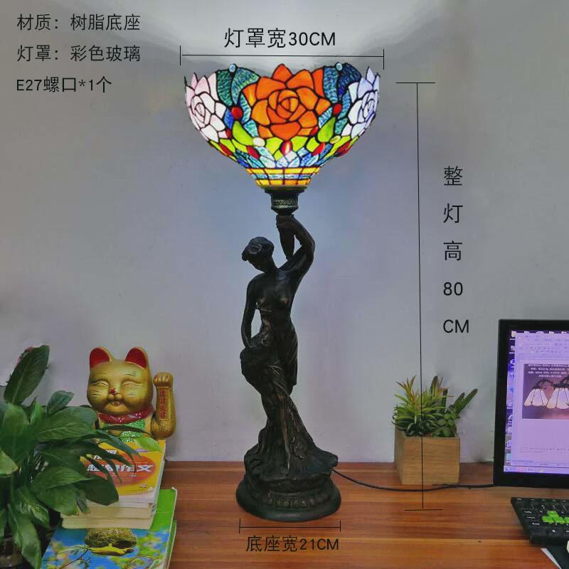 凡尼蒂美式婚庆客厅卧室装饰台灯创意田园风格卧室书房床头台灯