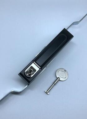 MS834-1TC06-1黑色连杆锁，电柜门锁，高低压配电盘门锁，机柜锁