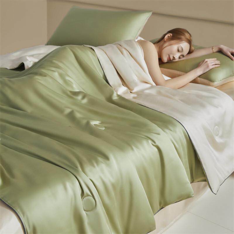 高端兰精天丝夏凉被凉感空调被可机洗夏季单双人夏被四件套薄被子