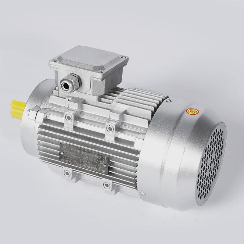 ye4三相铝壳电机ie4能效风机rv减速机装配马达380vb14小法兰电机