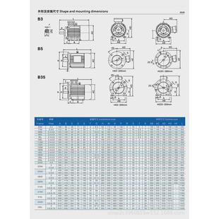380v转ye2ye3电机5.5kw 4电机 4极1400三相异步电机大功率5.5kw