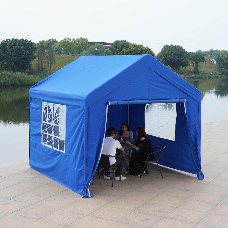 简易活动四脚夜市遮阳棚网红集市摆摊帐篷户外3*3米角商用防雨地
