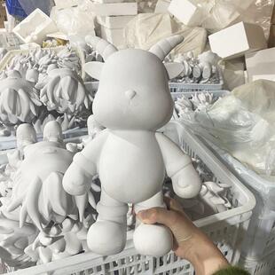 树脂流体白胚羊羊十二生肖之小羊直播间爆款产品客厅玄光摆件