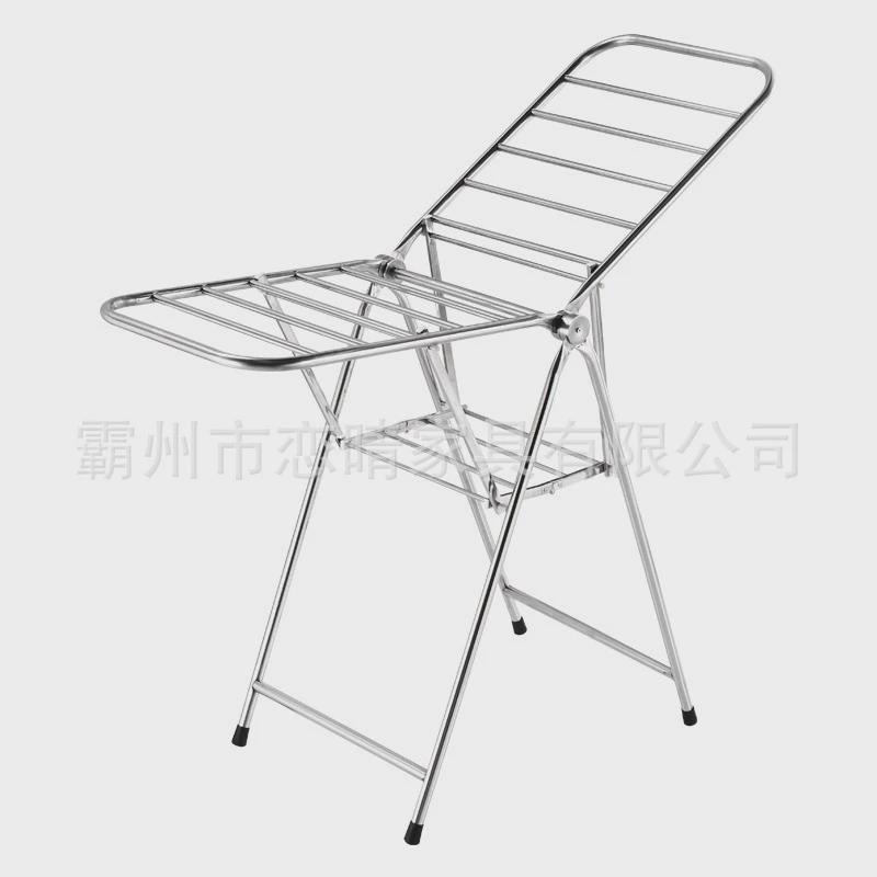 晾衣架落地卧室折叠家用室内杆晾衣服阳台架子凉晒挂衣架衣柜衣架