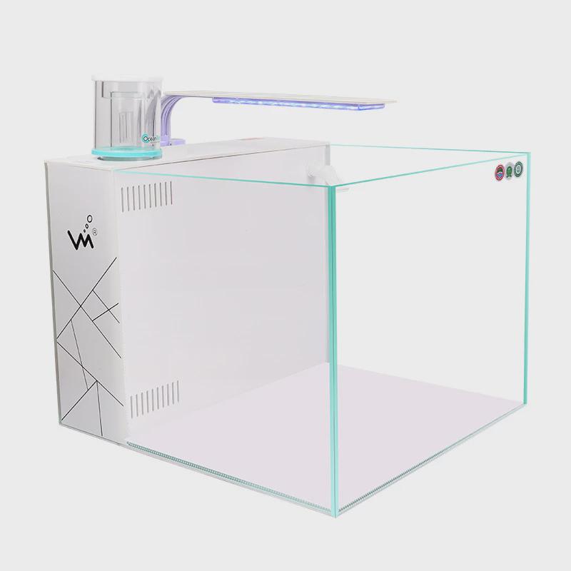 热销背部自循环过滤静音海水缸卧室客厅家用小型海水缸免换水海水