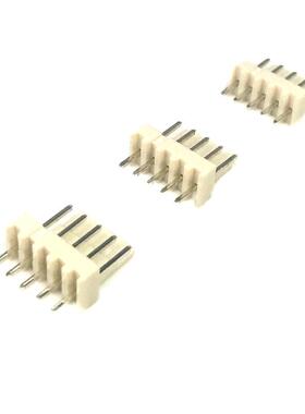 kf2510直针座2p3p4p5p6p7p8p9p10p11p12间距接插件2.54mm米黄色