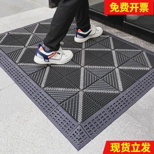 户外酒店门口地垫刮泥商场进门防滑脚垫商用迎宾地毯防水入户门垫