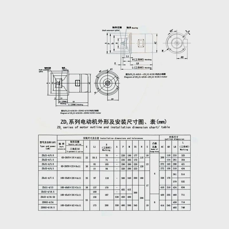 锥形转子锥形电动机南京起重电机zd系列制动转子电动葫芦电机