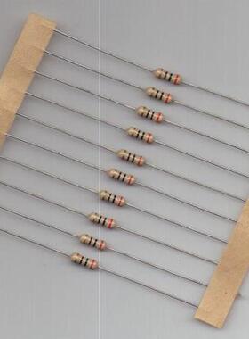 厂家直供大功率圆柱形碳膜电阻1/8W-3W精度±2%-±10%阻值0R-22M