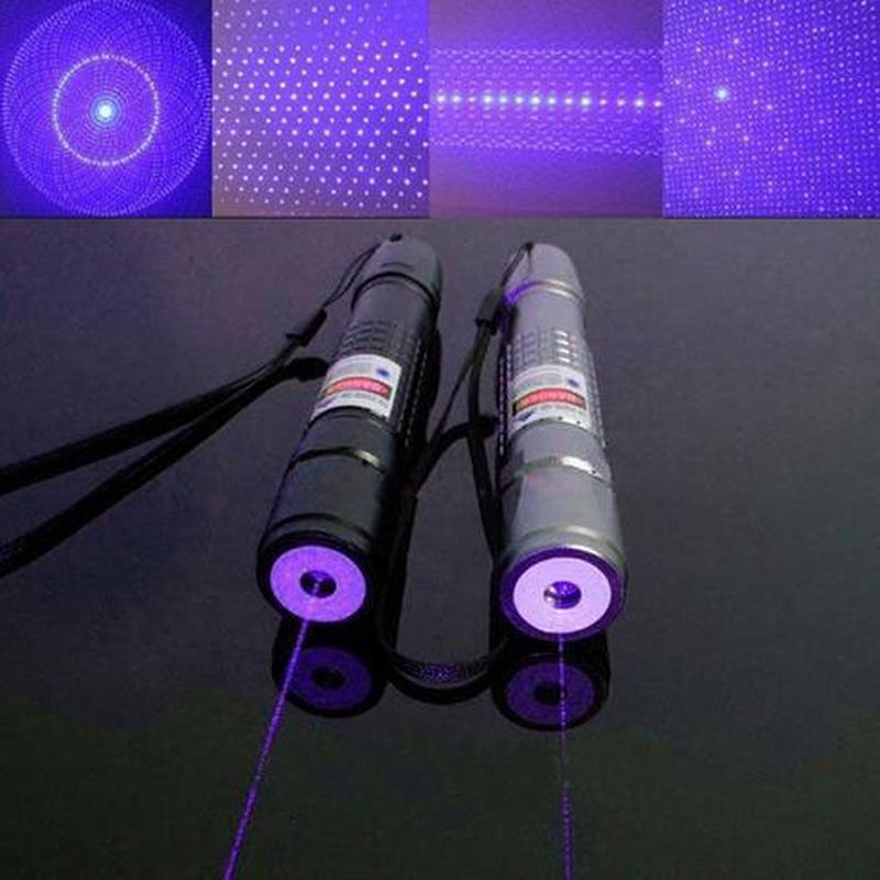 齐影200mw激光手电蓝紫光激光手电绿色蓝色激光笔三色外壳激光