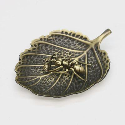 博香全铜香插插香盘家居办公熏香香盘金属插喜盘香托铜制香托