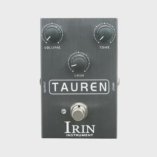 irin电吉他效果器驱动踏板效果器模拟失真吉他混响过载单块效果器