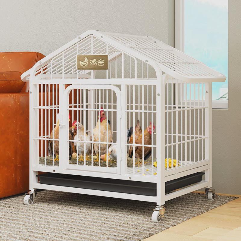 鸡笼子家用室外鸭鸡舍鸡窝养殖笼笼铁丝网阳台户外大号家禽宠物笼