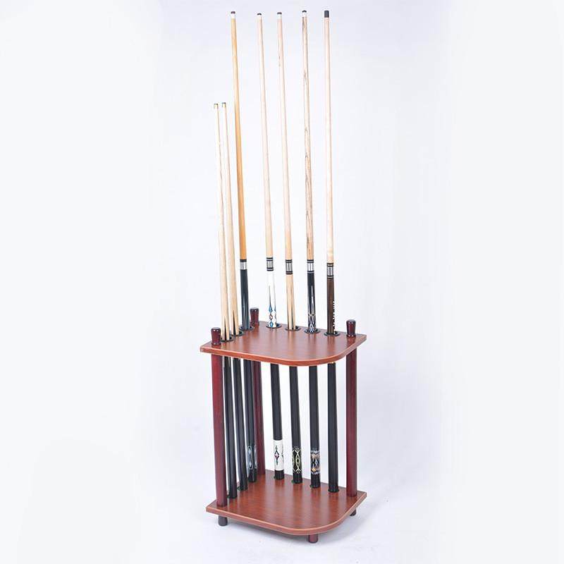 热销台球台球杆7孔台球杆落地式杆架子配件配件架杆器球房配件